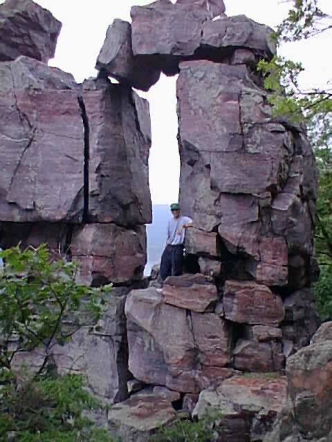 Devil's Doorway at Devil's Lake State Park in Wisconsin